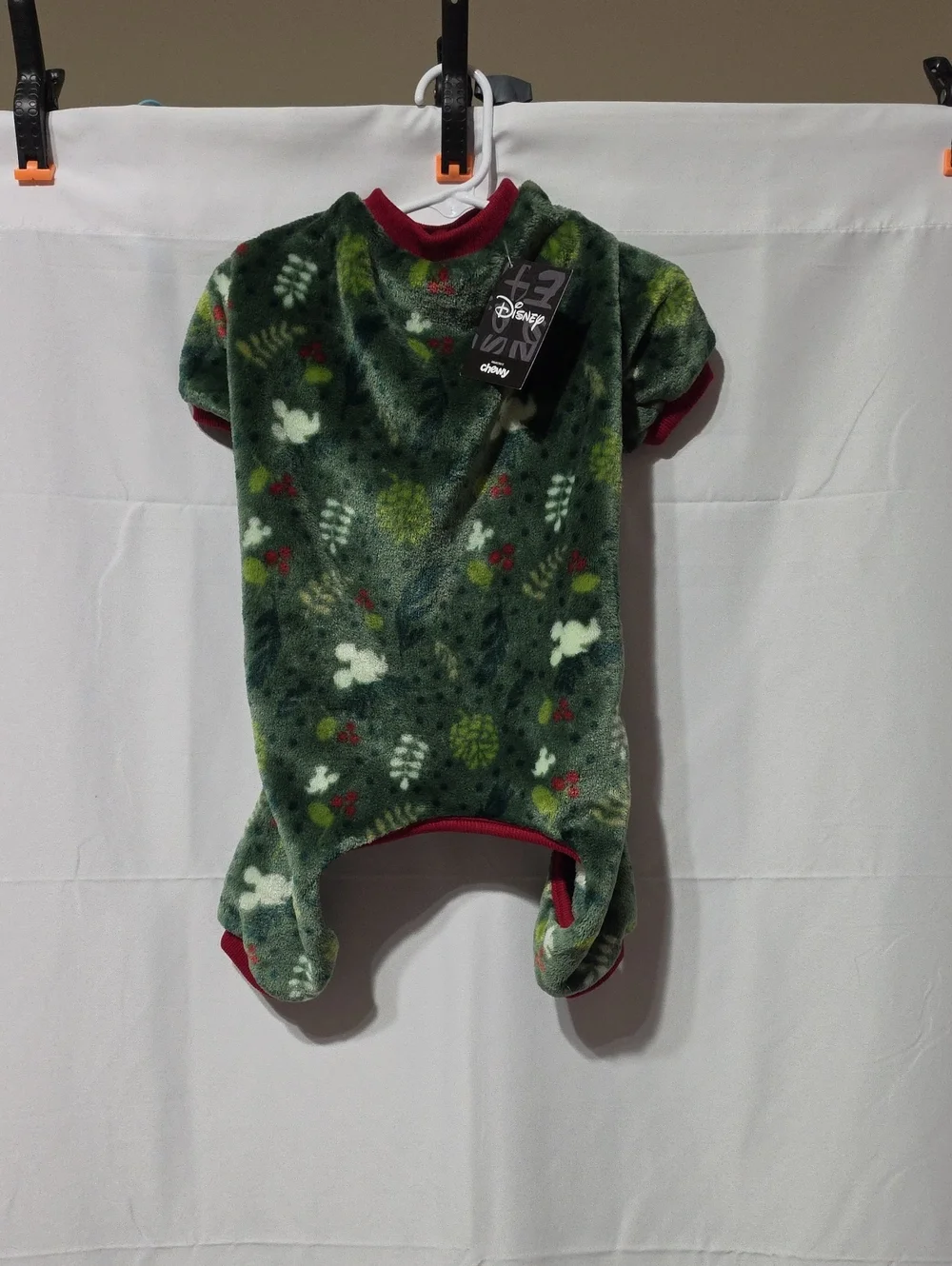 Disney Mickey Mouse Holly Christmas Dog & Cat Pajamas